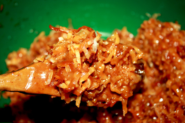 Caramel and Coconut Topping